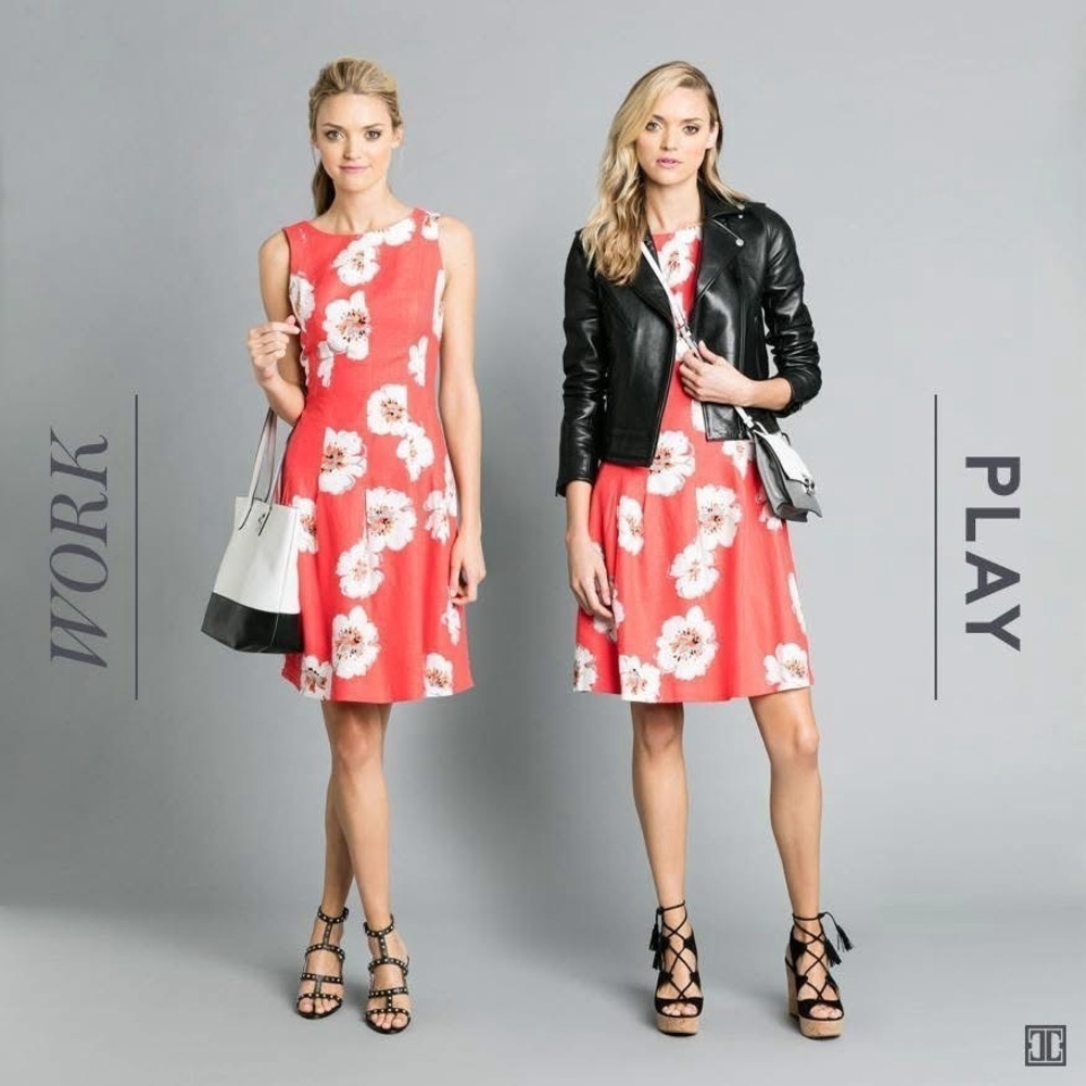Ivanka trump sleeveless floral dress